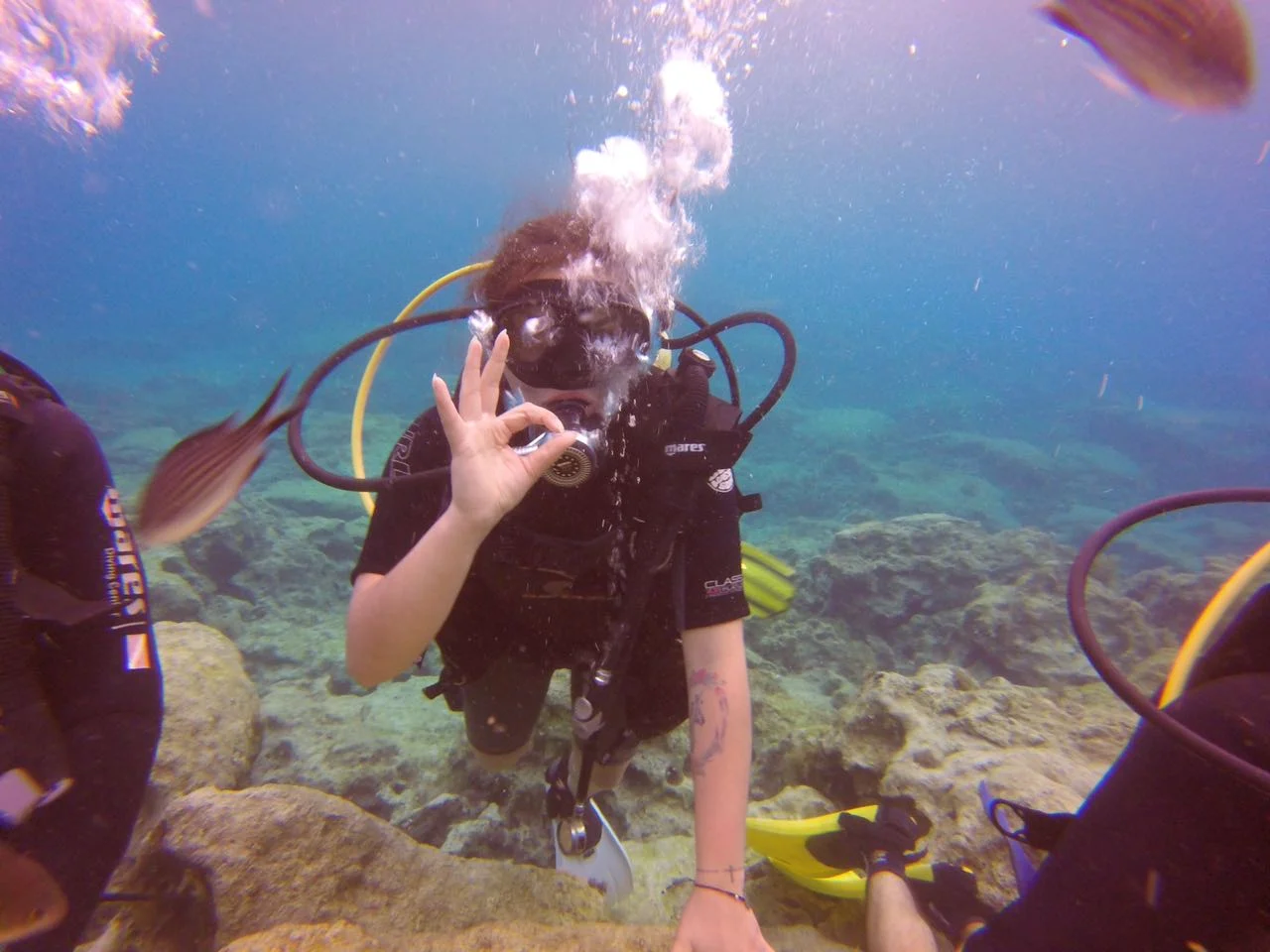 Underwater, a different world