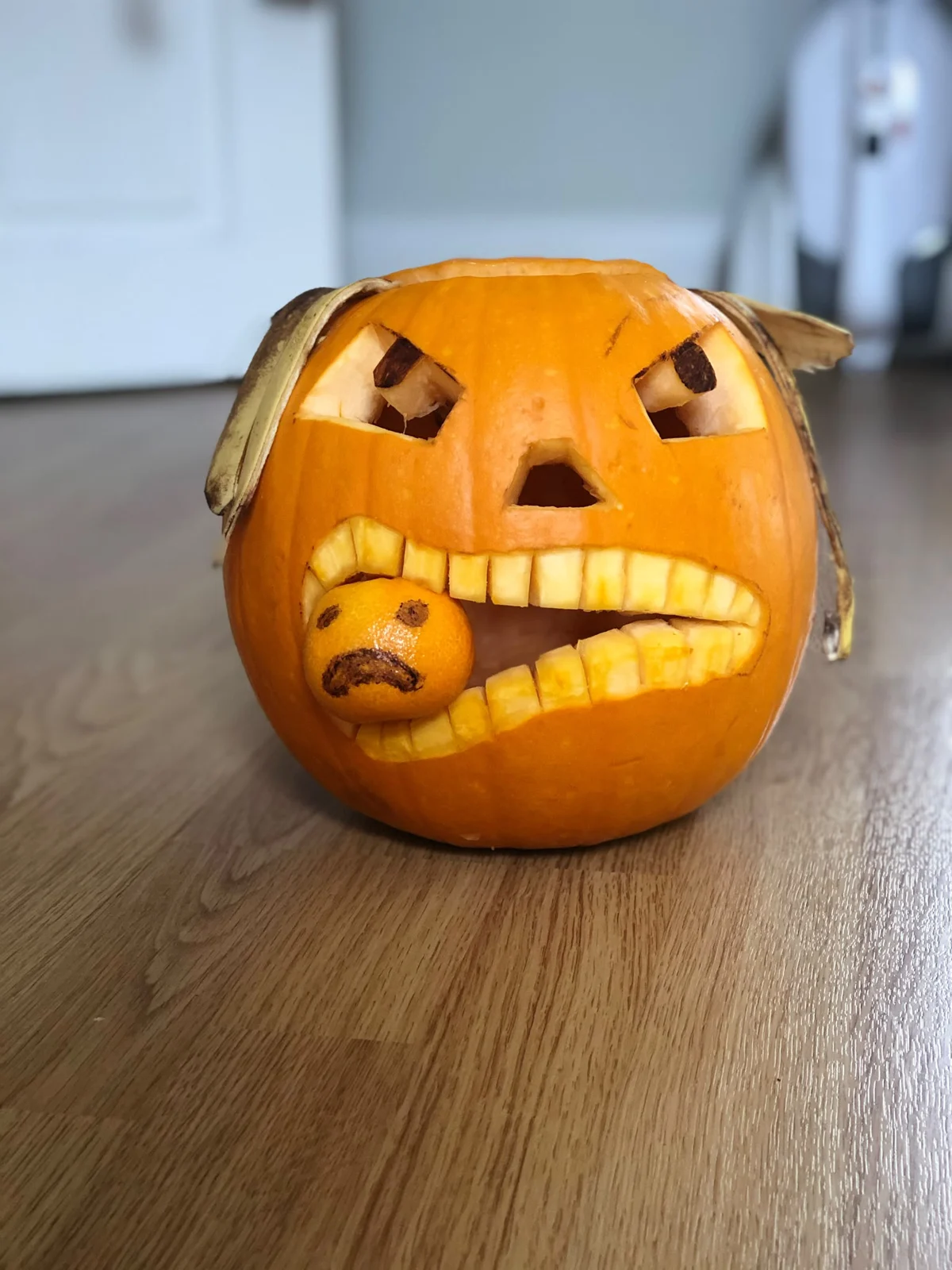 A pumpkin with personality